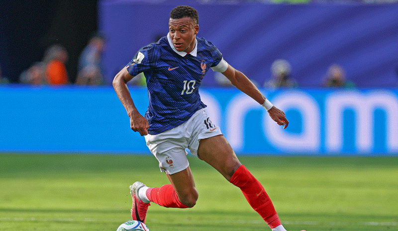 France vs. Paraguay predictions, France forward Kylian Mbappe (10) in action.