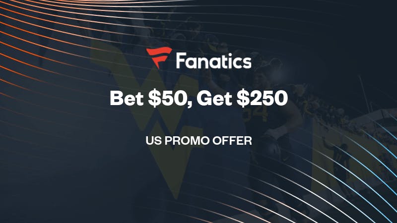Fanatics Sportsbook Promo for West Virginia vs BYU