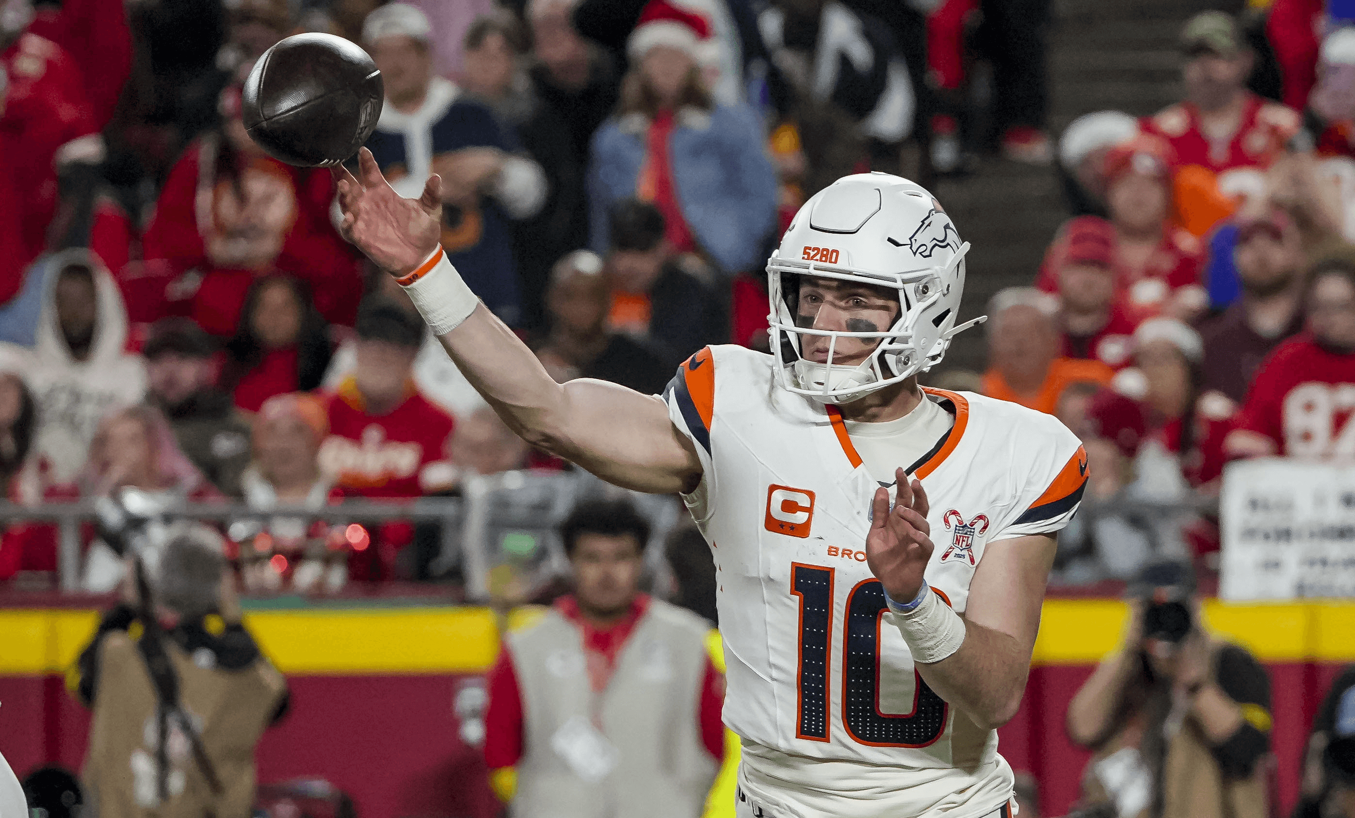 Bo Nix of the Denver Broncos NFL