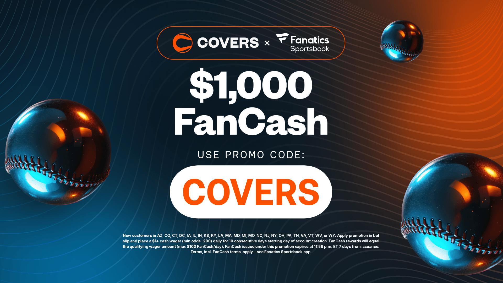 Fanatics Sportsbook Promo Code COVERS: Bet $100 on Guardians vs White Sox, Get Up To $1,000 FanCash