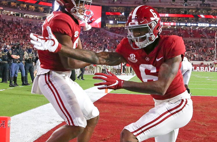 DeVonta Smith Alabama Crimson Tide Rose Bowl CFP