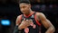 Toronto Raptors guard RJ Barrett (9) looks on against the Miami Heat.