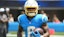 Los Angeles Chargers running back Omarion Hampton (8) carries the ball.