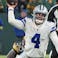 Dallas Cowboys quarterback Dak Prescott in NFL action.