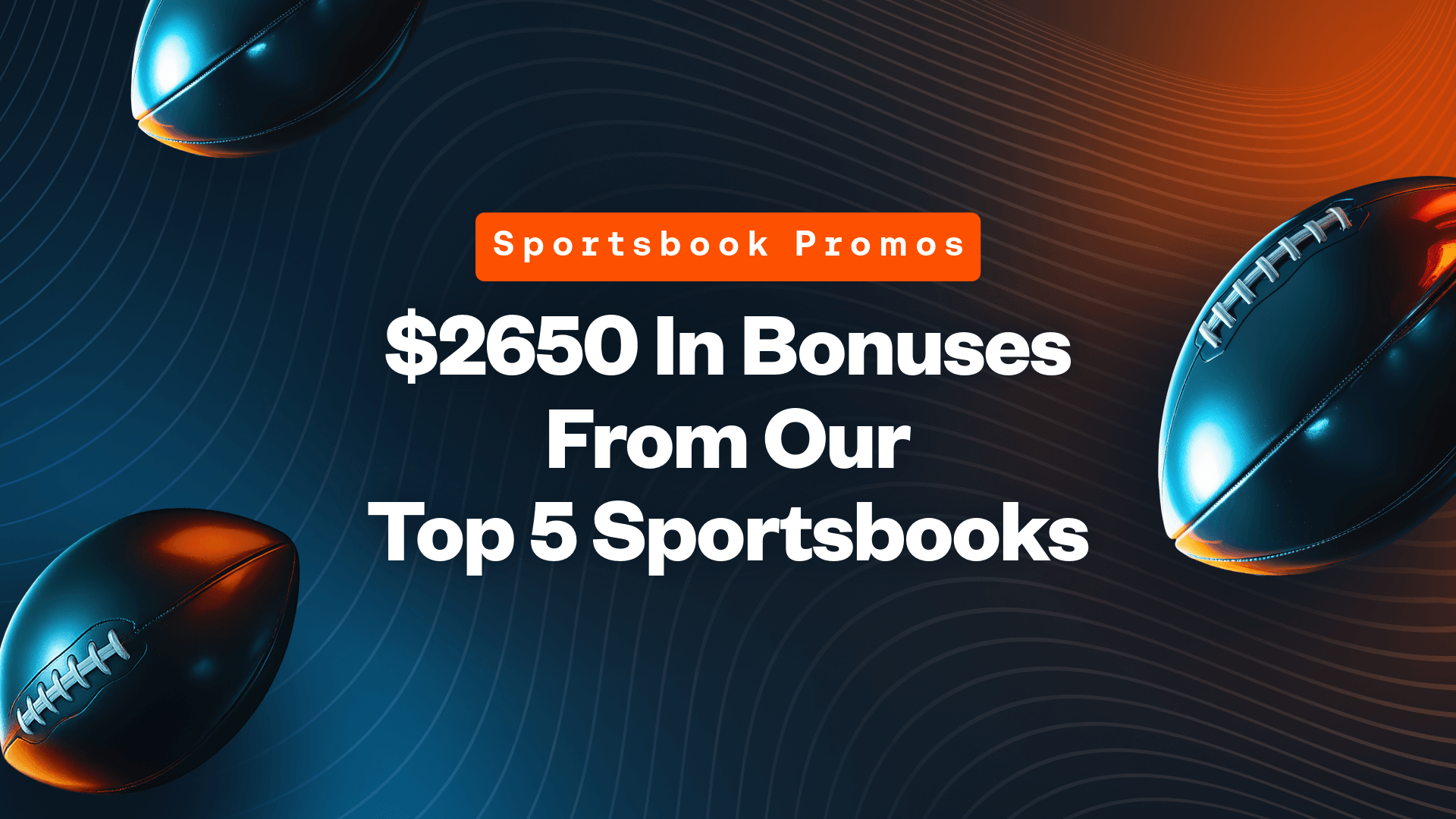 Claim sportsbook welcome bonuses by signing up today!