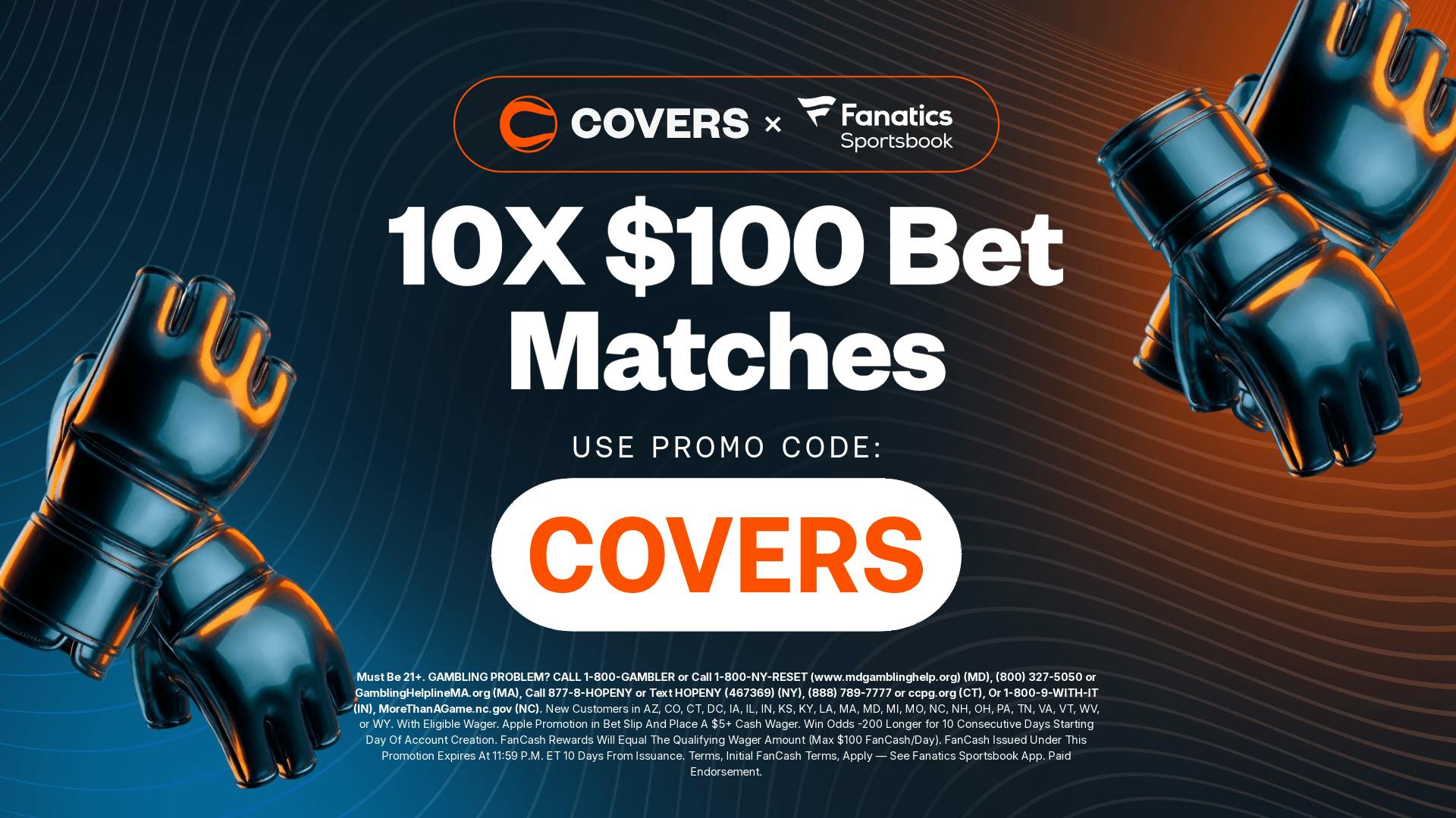 Fanatics Sportsbook Promo Code COVERS: Get $100 in FanCash for Makhachev vs. Machado UFC 330