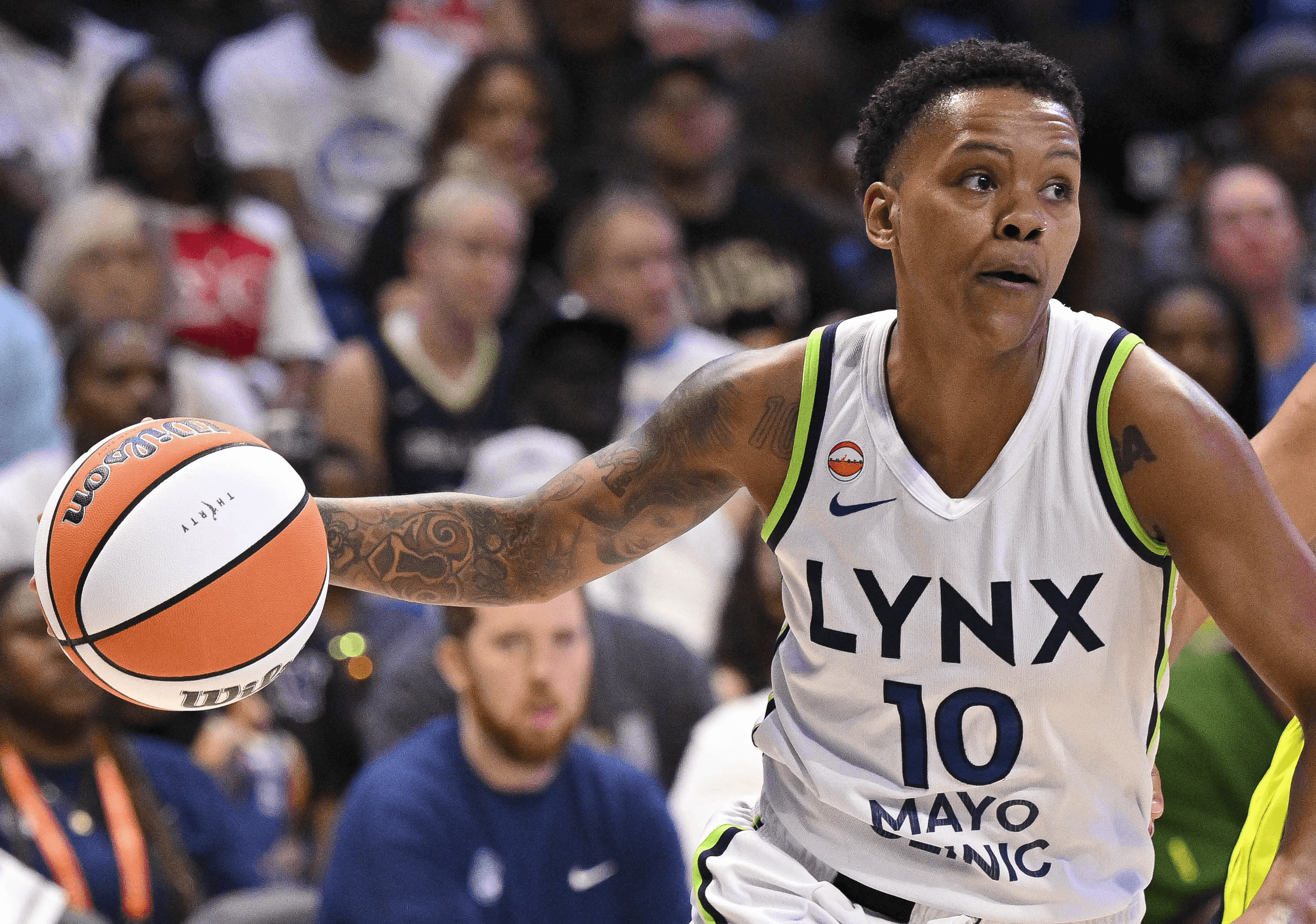Courtney Williams of the Minnesota Lynx WNBA