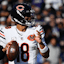 Chicago Bears quarterback Caleb Williams (18) looks to pass.