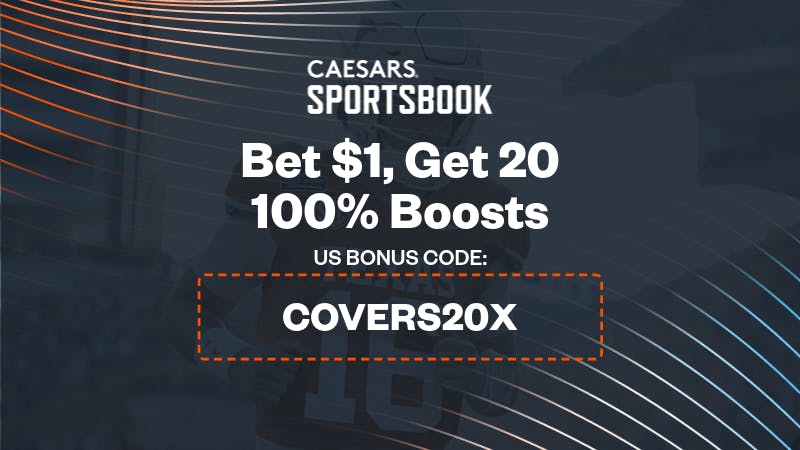 Caesars Sportsbook Promo Code 'COVERS20X': Get 20 100% Boosts For The 2025 College Football Season