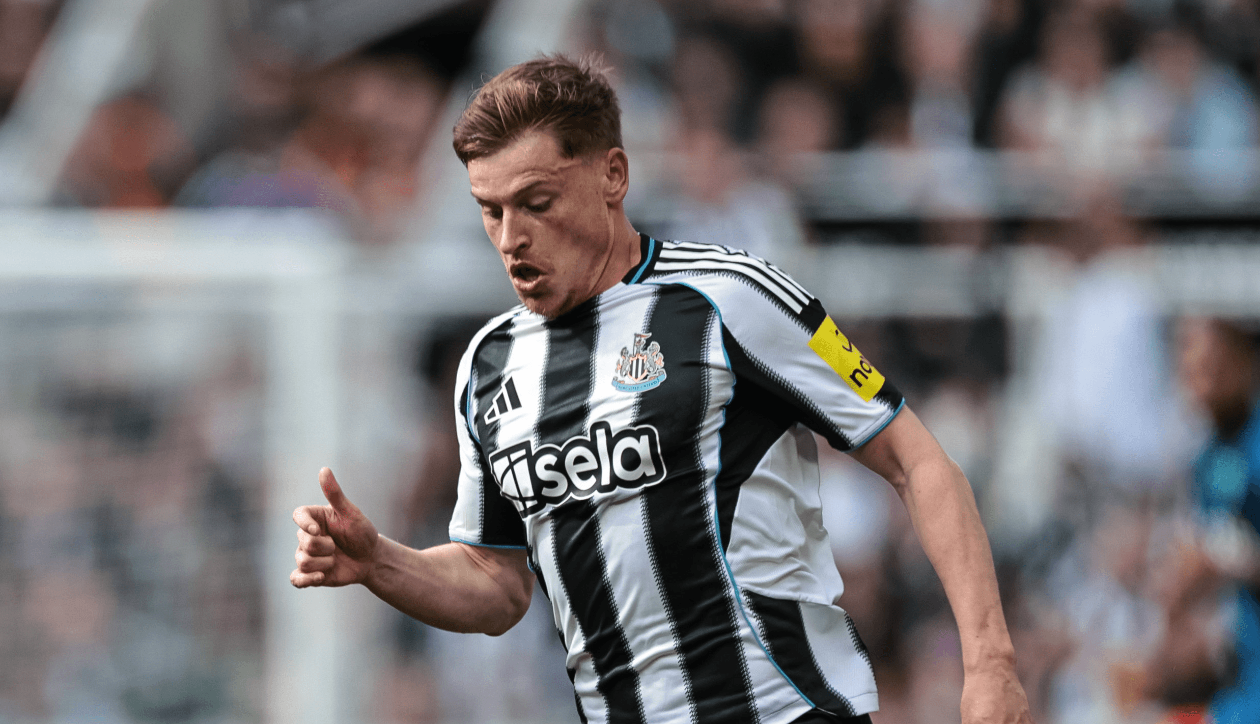 Harvey Barnes of Newcastle United EPL