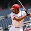 Washington Nationals left fielder James Wood (29) bats against the Detroit Tigers.