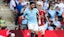 Omar Marmoush of Manchester City passes the ball during the Emirates FA Cup.