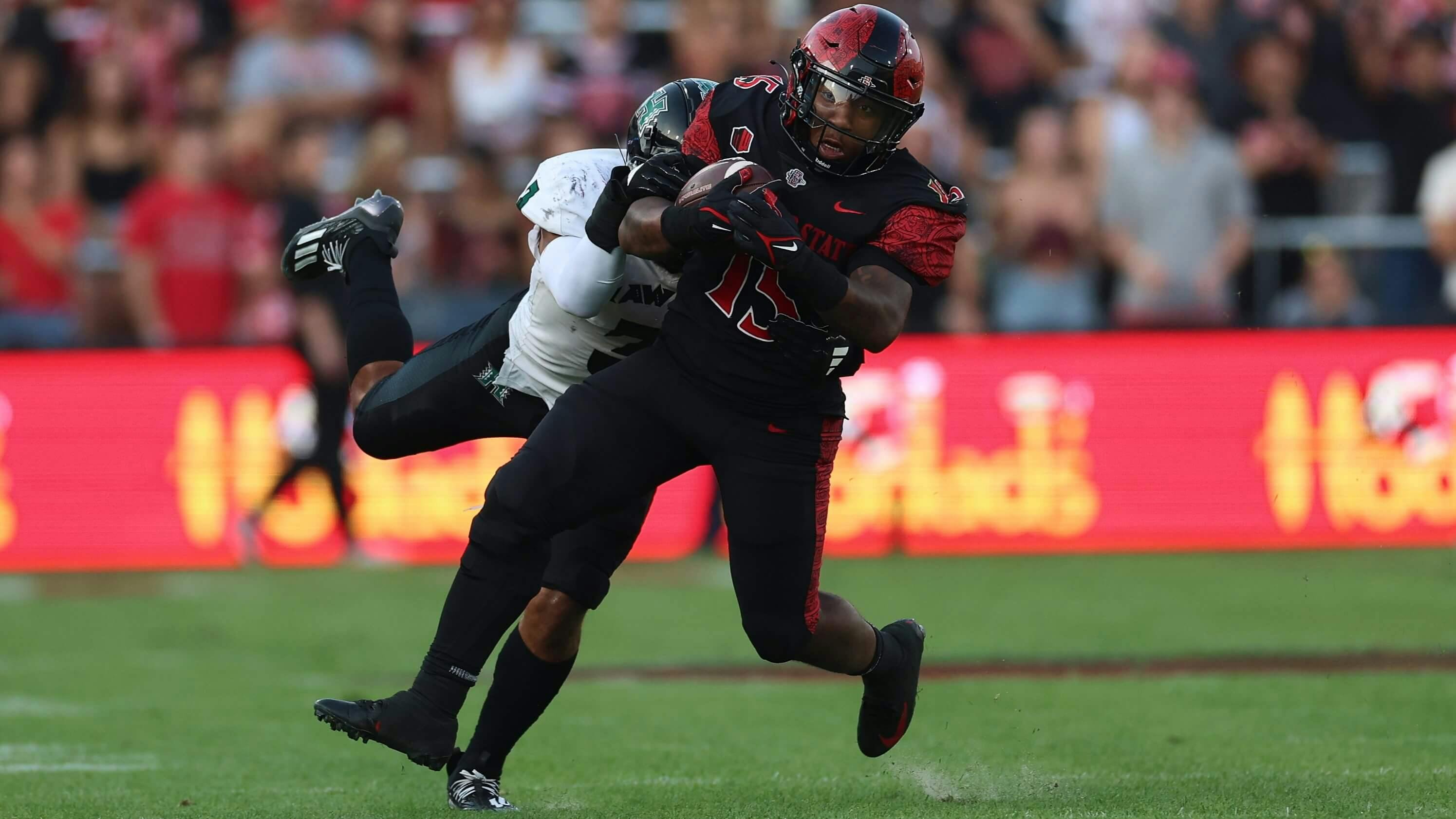 San Diego State Aztecs Ja'Shaun Poke CFB