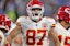 Kansas City Chiefs tight end Travis Kelce in NFL action.