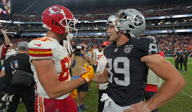 Raiders vs Chiefs Anytime Touchdown Scorer Picks: Target Bowers & Kelce in Week 13 Clash