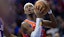 Oklahoma City Thunder guard Shai Gilgeous-Alexander (2) drives with the ball against the Philadelphia 76ers