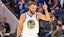 Golden State Warriors guard Stephen Curry (30) celebrates a 3-point shot. 