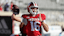 Indiana Hoosiers quarterback Alberto Mendoza (16) throws a pass prior to the game against the Indiana State Sycamores.
