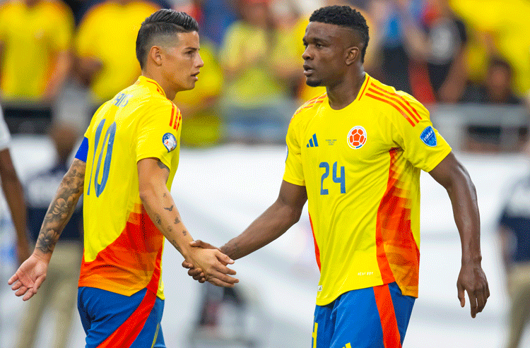 James Rodriguez Jhon Cordoba Colombia Copa America 2024