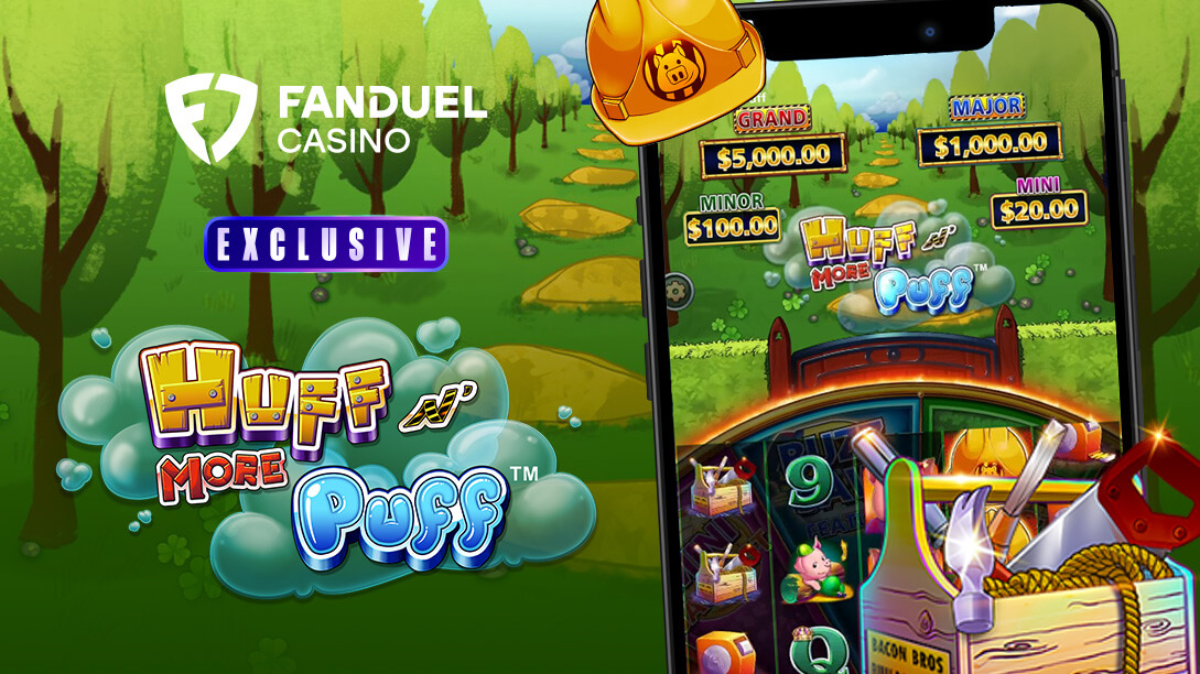 How To Bet - FanDuel Casino to Exclusively Launch Light & Wonder's Huff N' More Puff Slot 