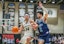 Bryant's Rafael Pinzon goes up against Maine's Christopher Mantis in their America East Playoff matchup on March 15, 2025. David DelPoio/Providence Journal / USA TODAY NETWORK via Imagn Images
