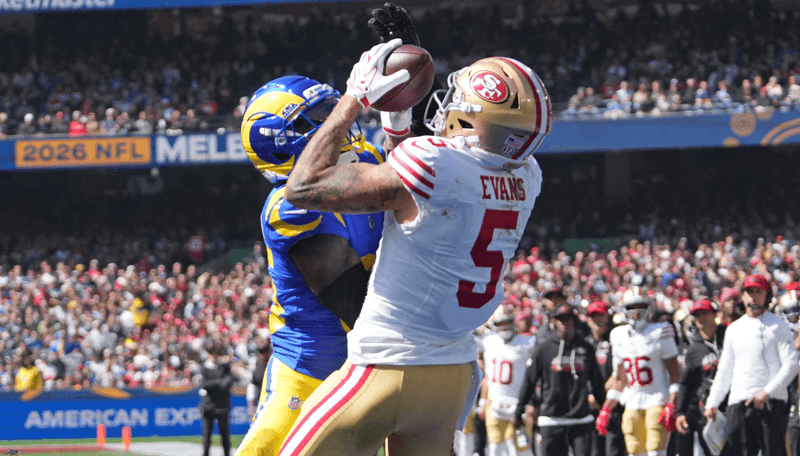 San Francisco 49ers NFL Mike Evans 