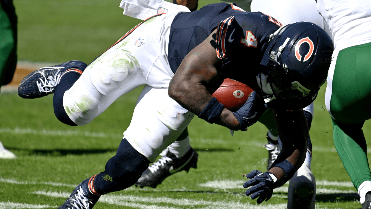 Patriots vs Bears Prop Picks. Chicago Bears running back D'Andre Swift NFL