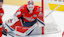 Washington Capitals goaltender Logan Thompson (48) watches the puck against the Buffalo Sabres during the second period at Capital One Arena.