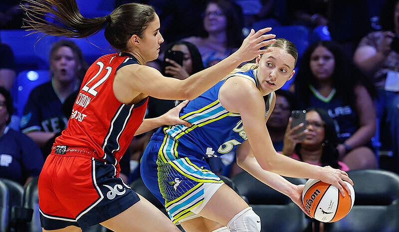 Paige Bueckers Sonia Citron Dallas Wings Washington Mystics WNBA
