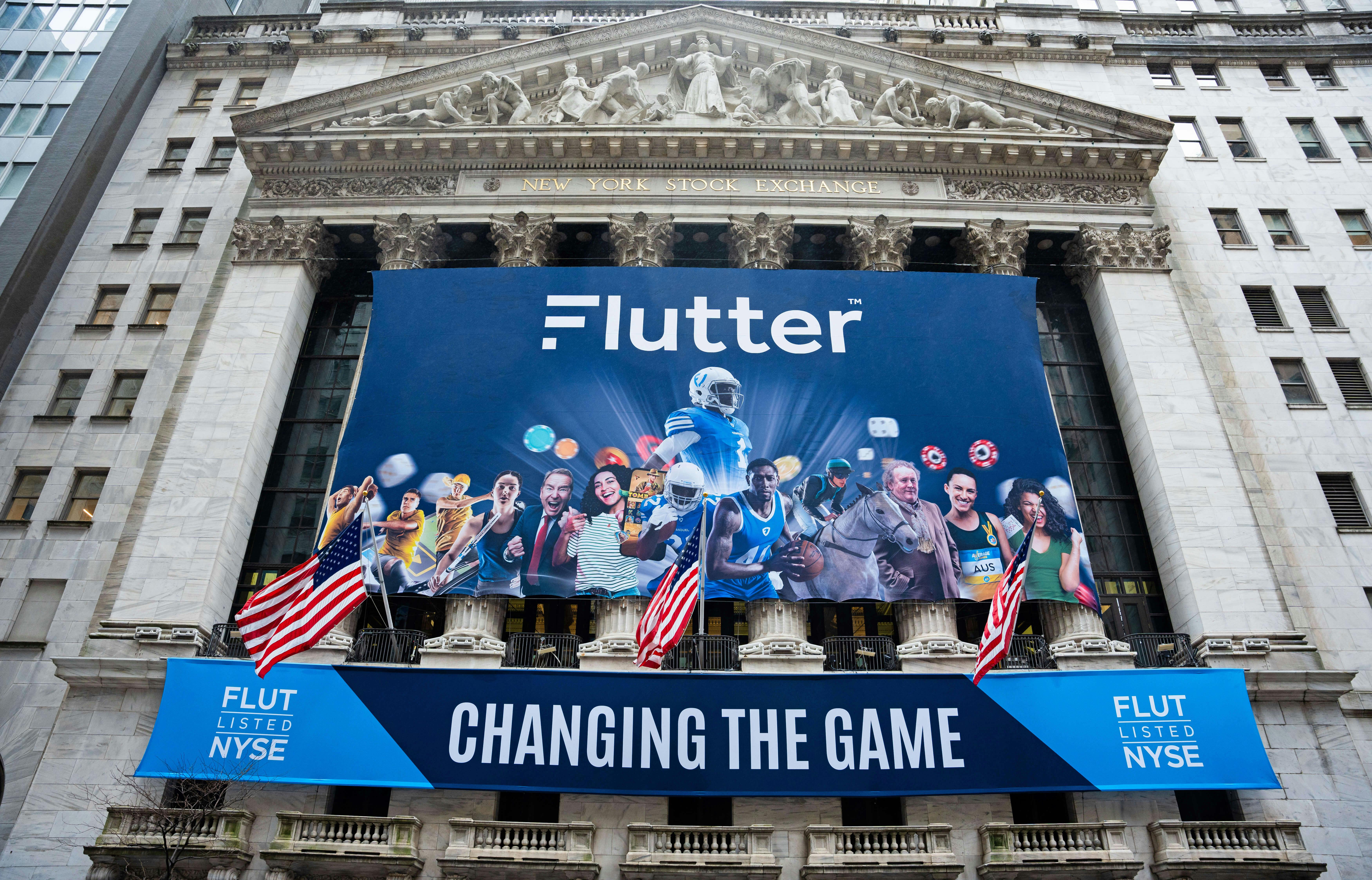 Flutter New York Stock Exchange NYSE FanDuel