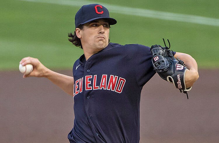 Cal Quantrill Cleveland Indians MLB