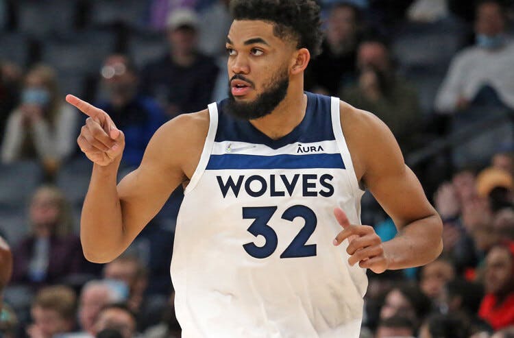 Karl-Anthony Towns Minnesota Timberwolves NBA props