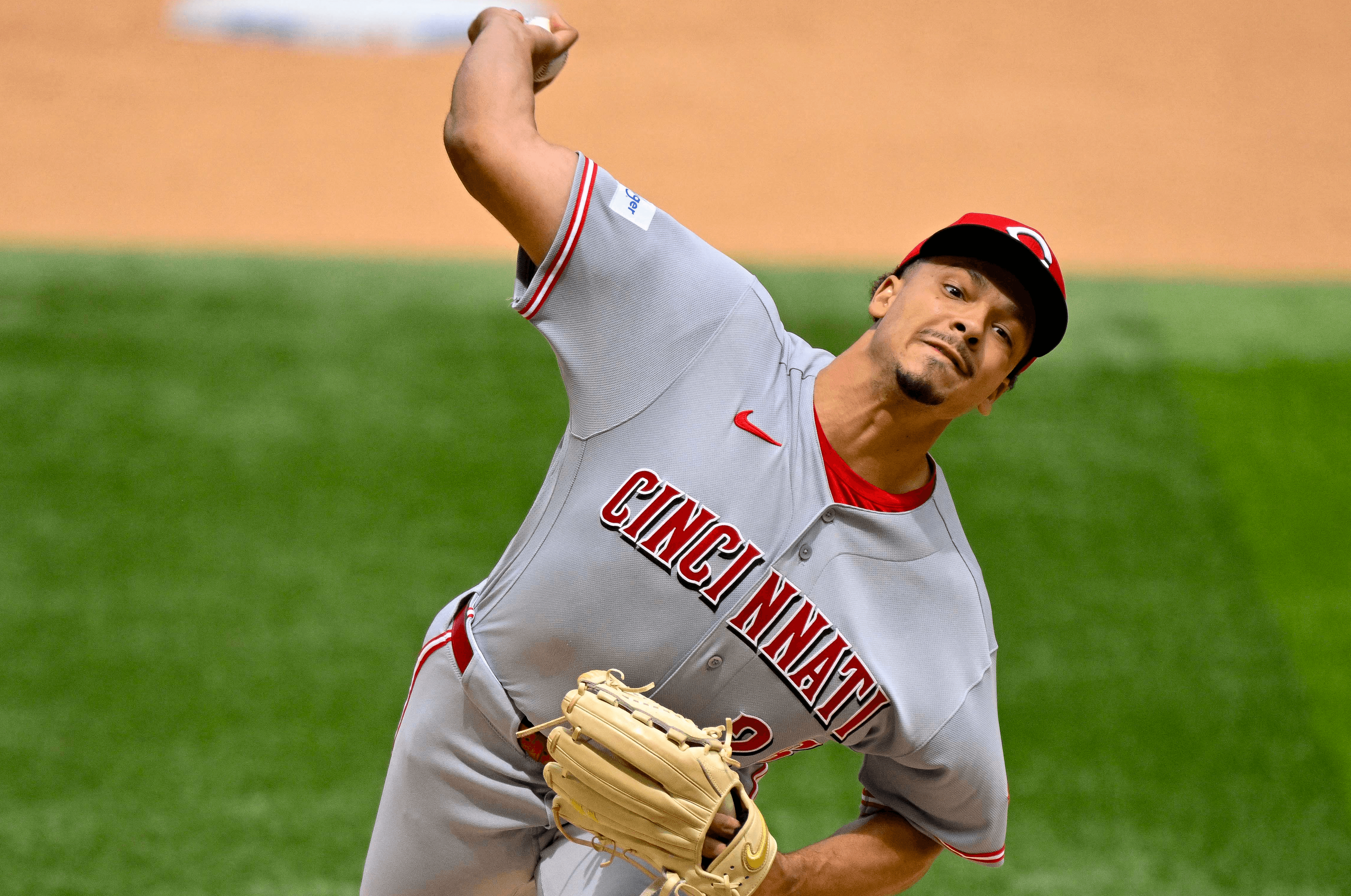 Chase Burns of the Cincinnati Reds MLB