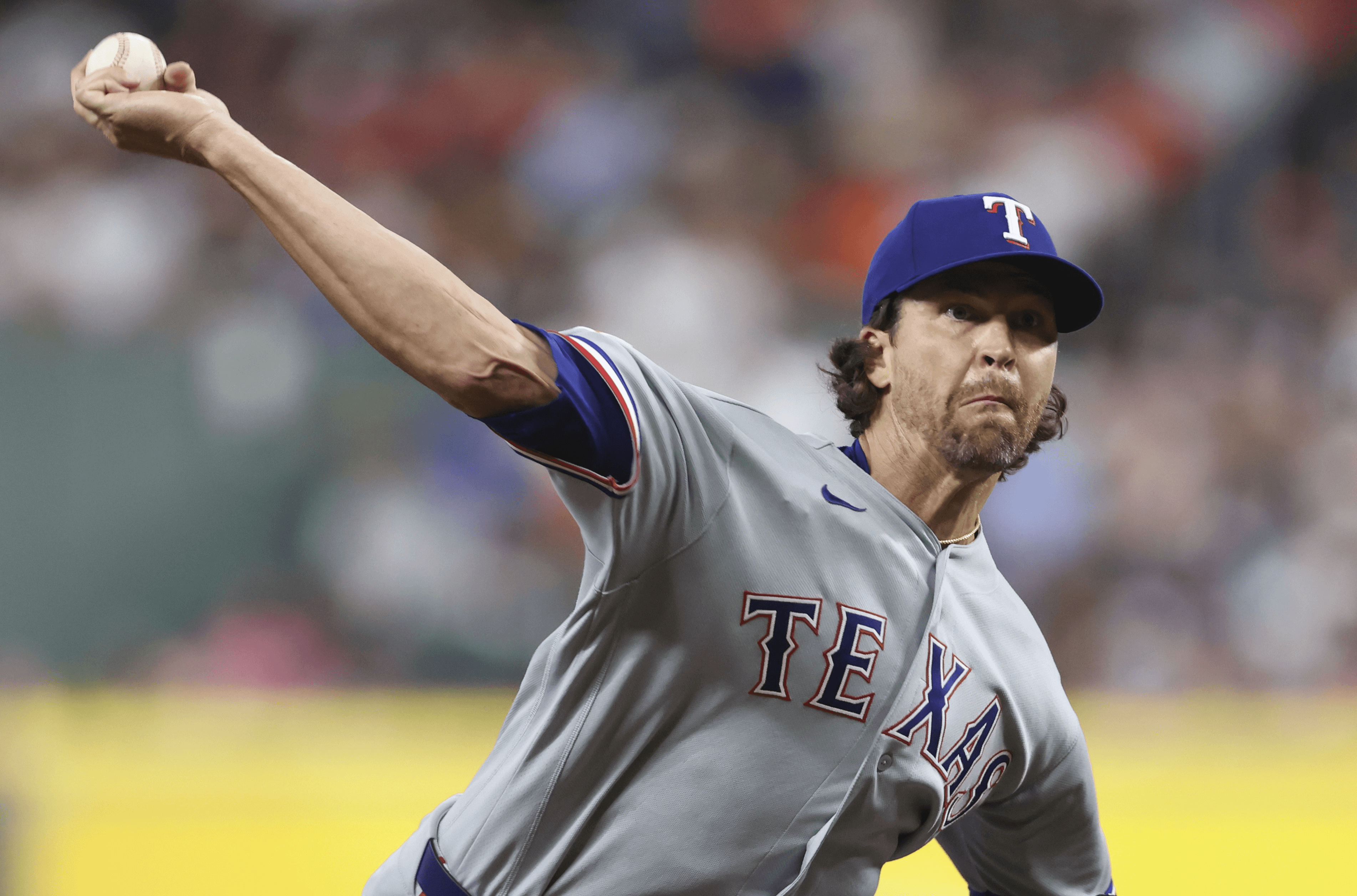 Jacob deGrom of the Texas Rangers MLB