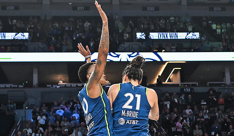 Kayla McBride Courtney Williams Minnesota Lynx WNBA