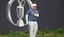 Robert MacIntyre is introduced on the first hole during the second round of The 153rd Open Championship.