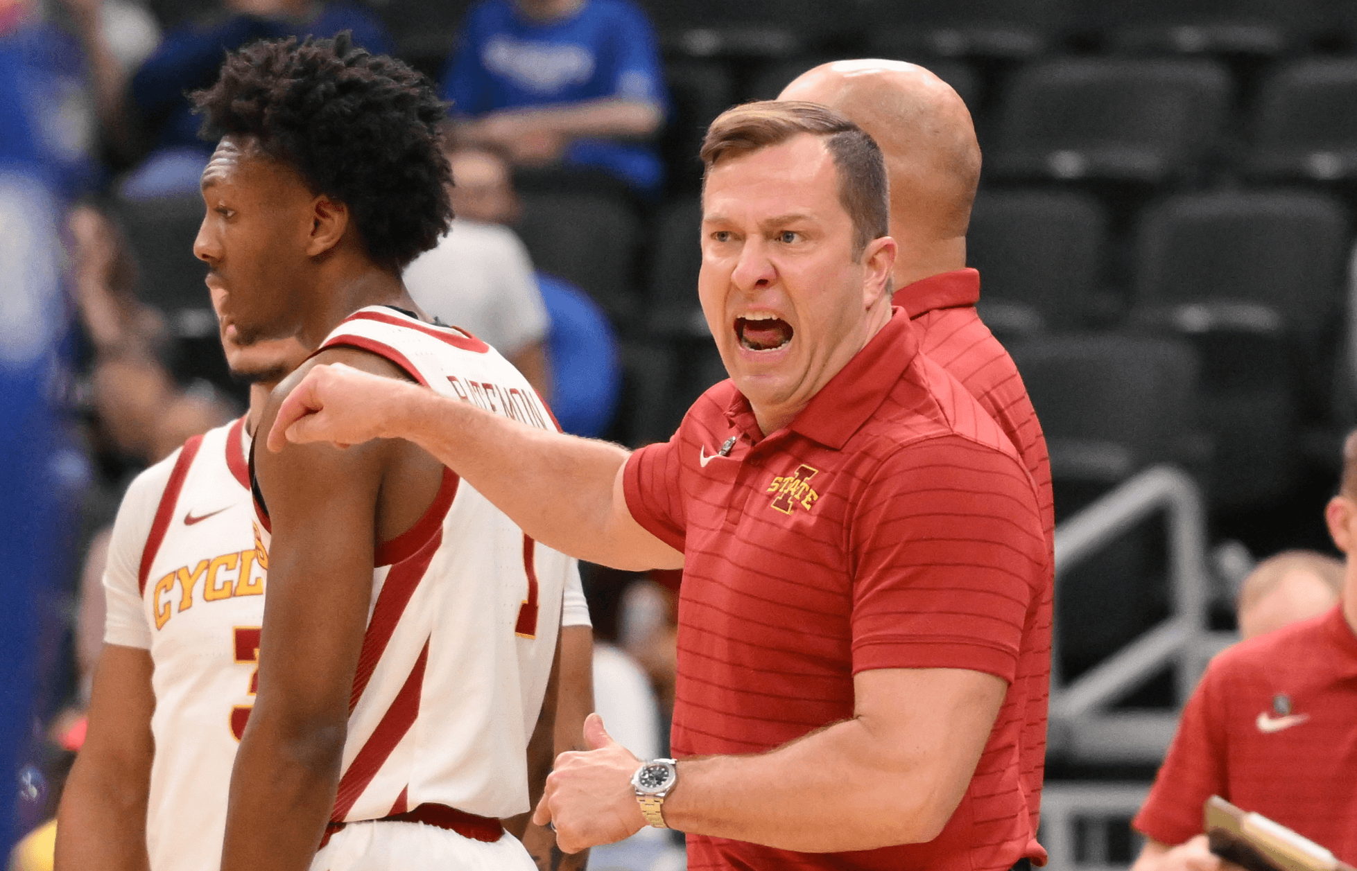  T.J. Otzelberger of the Iowa State Cyclones CBB