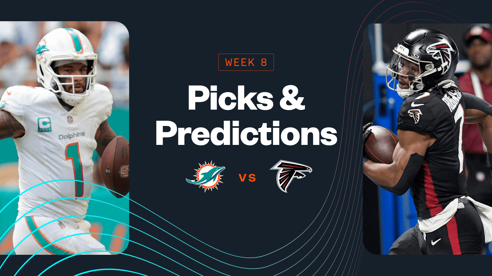 How To Bet - Dolphins vs Falcons Predictions, Picks & Best Bets for Today's NFL Week 8 Game