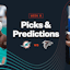 Promo image for Dolphins vs. Falcons, including Tua Tagovailoa and Bijan Robinson.