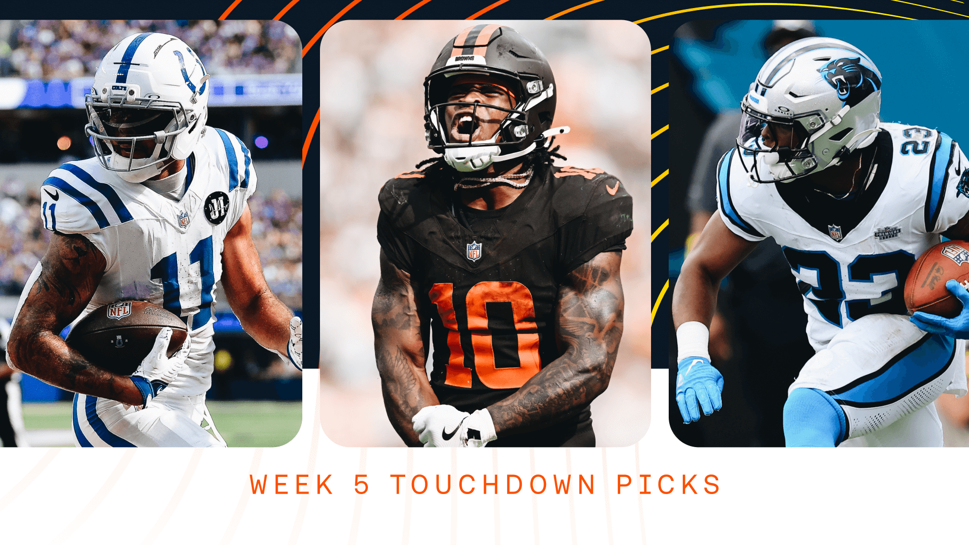 NFL Anytime Touchdown Picks, TD Bets & Week 5 TD Parlay