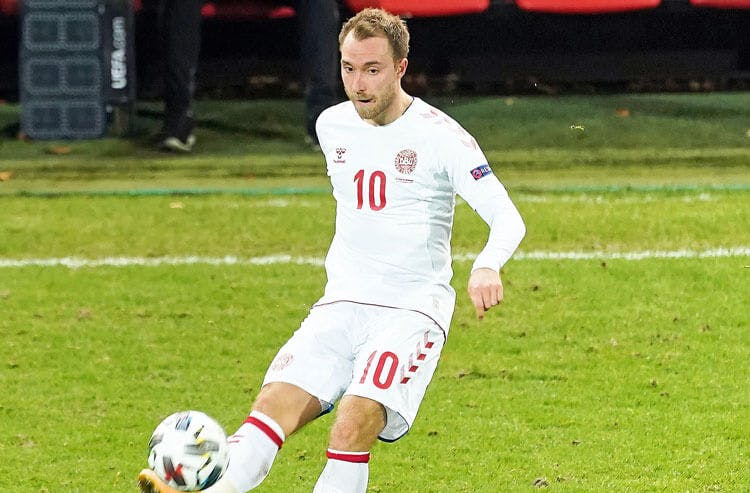 Christian Eriksen Denmark national team soccer Euros