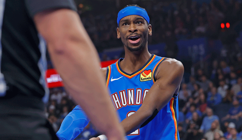 Shai Gilgeous-Alexander Oklahoma City Thunder NBA