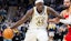 Indiana Pacers forward Pascal Siakam (43) dribbles the ball against Atlanta Hawks guard Trae Young