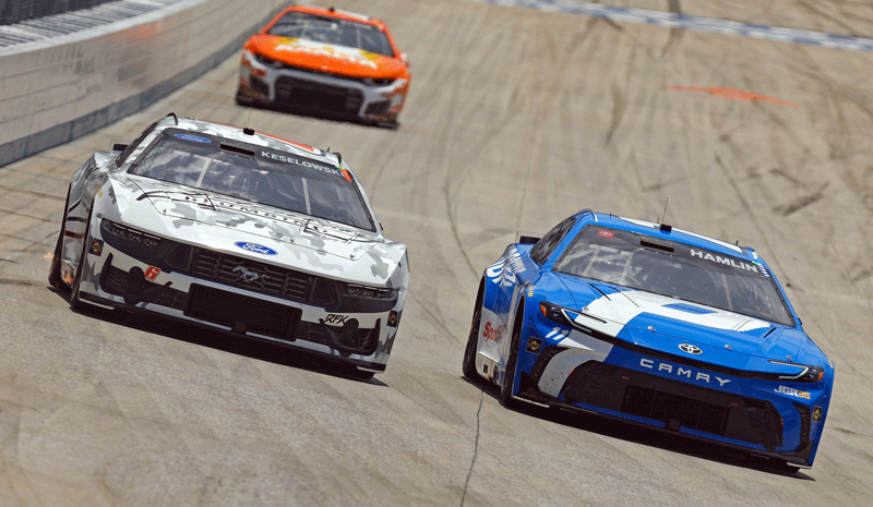 NASCAR Cup Series Denny Hamlin Brad Keselowski