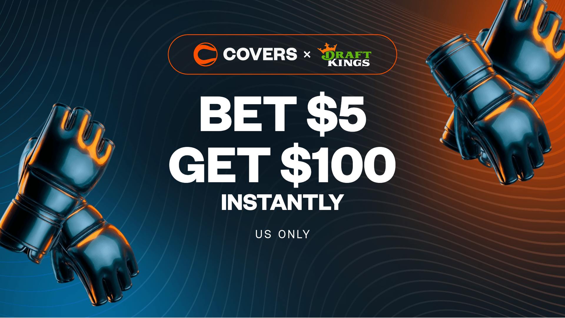 Bet $5, get $100 bonus bets without needing a DraftKings promo code.