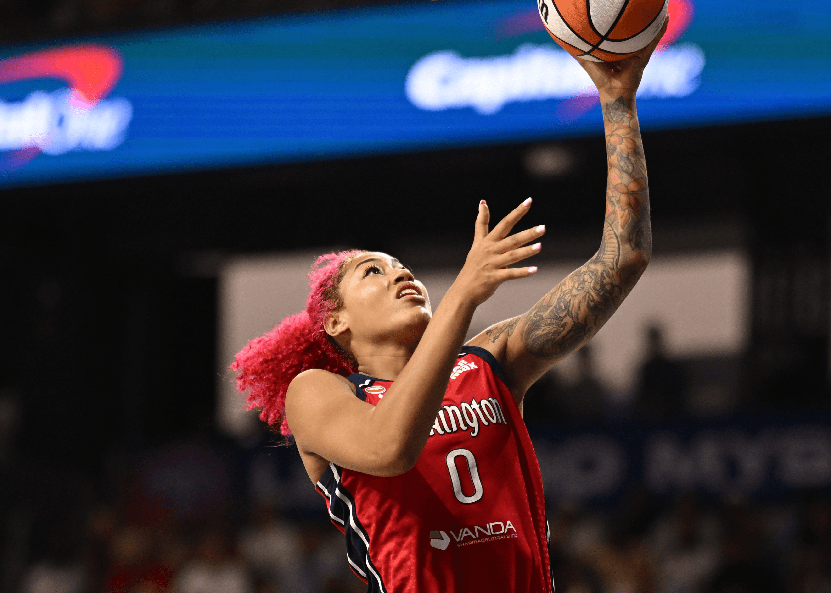Shakira Austin of the Washington Mystics WNBA