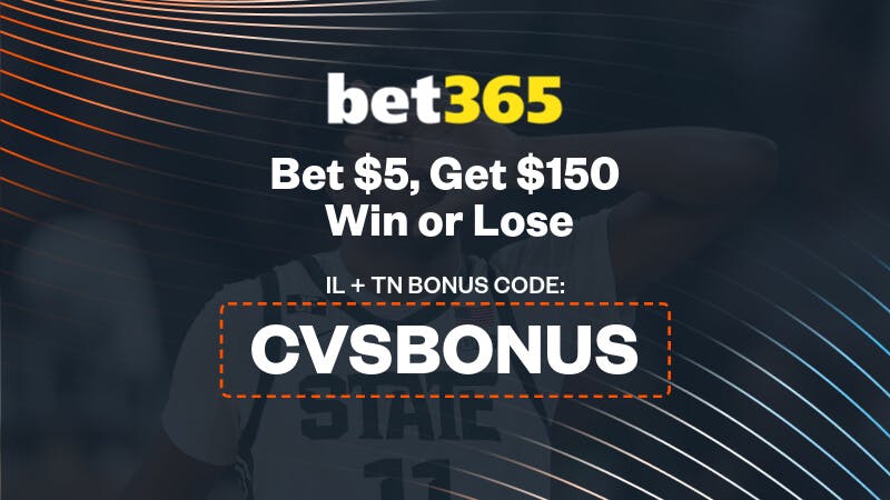 Claim bet365 Bonus Code 'COVERS' to Bet $5, Get $150, Win or Lose on Wisconsin vs Michigan State