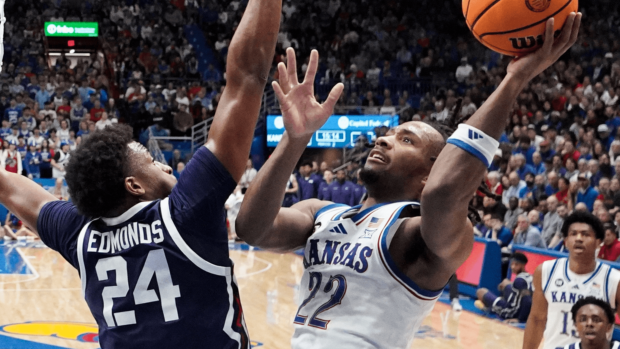  Kansas Jayhawks college basketball Darryn Peterson