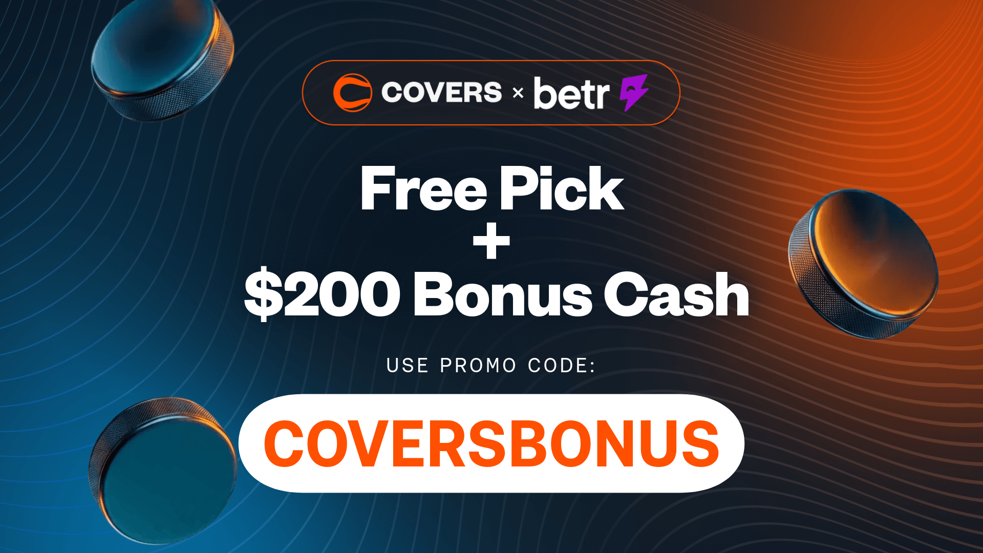 Betr Picks Promo COVERSBONUS: Get a Free Pick for Kings vs Kraken + 2 $100 No Sweat Tokens