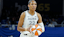 Las Vegas Aces center A'ja Wilson (22) brings the ball up court during the second half of a WNBA game against the Chicago Sky at Wintrust Arena.
